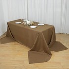 Taupe Polyester 90x156  Rectangle Tablecloths Wedding Party Home Linens Sale