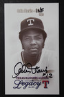 Odie Davis  12 Autographed Texas Rangers 3x5 Promo Photo Alumni Signed Card