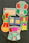 Vintage Advertising Needle Book Lot 6 Woolworth Safeway Virginia Slims Ephemera