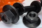 Pair Shipping Container Wheels 8x6 5 Lug Bolt-on Spindle W  Hdl Sae8 Flange Bolt