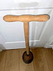 Antique Clothes Washing Hand Tool Rustic Primitive Agitator Bronze copper Base