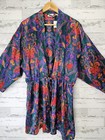 Victorias Secret Vintage Gold Label Kimomo Robe M l Floral Feminine
