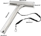 2 Pcs Stainless Steel Fishing Rod Holder Outrigger Stylish Plug-in Pole Holder