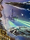 Star Wars Force Awakens Harrison Ford Signed Movie Poster Coa