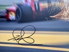 Nigel Mansell Iconic  ferrari Sparks  Hand Signed F1 Photo Artwork New 18x12in