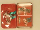 Two Decks Of Vintage Coca-cola Playing Cards In Tin Box Labeled Coca-cola 