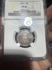 1877 Proof Seated Liberty Twenty Cent Piece Ngc Pf 66  20c Key Date  510 Minted 