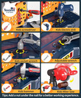 Kids Tool Bench With Realistic And Electric Drill  Construction Workbench Toys F
