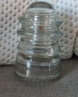 Vintage Hemingray 12 Clear Glass Insulator