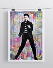 Elvis Presley Music Art 20x30in Poster  Elvis Presley Art Print Free Shipping