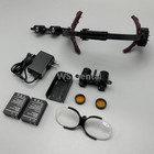 3 5x Dental Surgical Binocular Loupes Headband Magnifier Led Head Light