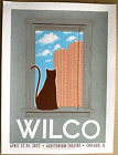Wilco Auditorium Theatre Chicago Il April 22-24 2022 Screen Print Se Poster