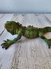 Hanging Lizard Chameleon Lifelike Life-size Unique Green Tropical Decor Statue