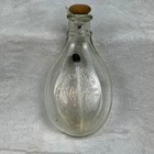 Antique Universal Feeder Glass Baby Bottle Banana Shape Vintage Medical Clear