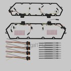94-97 Ford 7 3 7 3l Powerstroke Diesel Valve Cover Gaskets Motorcraft Glow Plugs