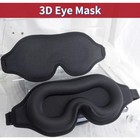 3d Travel Silk Eye Mask Sleeping Soft Padded Shade Cover Rest Relax Blindfold
