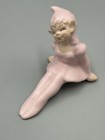 1950s Mid Century Gilner Matte Pink Pixie Ceramic Elf Vintage Mcm Figurine Lot