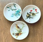 Creative Co-op Vintage Reproduction Bird Plate Pick 1 Of 3 Designs 3  W gold Rim