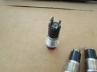 Lot Of  8  Dial Co Dialco  Red Lens Indicator Lights 75w 125v