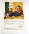 Vintage Coca Cola Santa Advertisement Electric Train Helicopter 1962 Sands Hotel