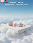 Babelio Breathable Crib Mattress Dual-sided Memory Foam Waterproof Removable