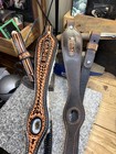 Leather Rifle Sling With Thumb Hole  Handmade Gun Strap  Full Grain  Made In Usa