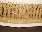 Vintage 1942  31  X 8  Army Photo Wwii Fort Bragg Nc Btry A 4th Bn Tng Farc 