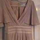 Bridesmaid Prom Gown Evening Cocktail Party Dress Size Uk10 Blush Pink Net