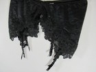 Vintage Y2k Victoria s Secret Garter Belt Small Black Lace 2003
