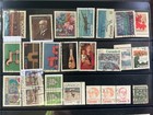 Canada Stamps 1 Page Used  Collection Lot Of 47