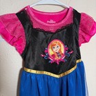 Disney Frozen 2 Anna Dress Girl s 3t Black Blue Loungewear