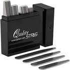 44 Metal Collar Stays For Men     4 Sizes In Elegant Black Box