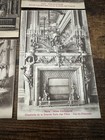 Lot 6 Vintage Paris Hotel Continental France Postcards Unused