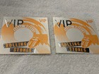 The Rolling Stones Unused  Steel Wheels Vip Concert Ticket Passes Charlie Watts