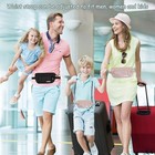 Money Belt For Travel Women And Men Slim Hidden Travel Wallet With Rfid Blocking