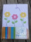     new     Daisies 4 Pc Elegant Baby Duvet Crib Bedding Flowers   Butterflies