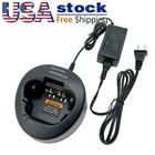 10x Quick Desktop Charger For  Xts2500 Xts3000 Xts5000 Ht1000 Two Way Radio