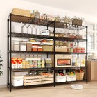Heavy Duty Metal Storage Shelves 4 5 Tier Adjustable Garage Pantry Rack