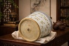 Antique Chinese Republic Period Famille Rose Floral Jardini  re In Dayazhai Style