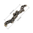 Dophee 10pcs Antique Brass Decorative Pull Handle For Mini Jewelry Box Drawer   