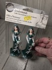 Vtg 1991 Wilton Bridesmaids Cake Topper Decor 2 Pack Party Favors Wedding Green