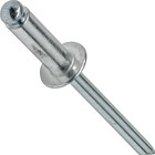 100 Pcs Pop Rivets 3 16  X 3 4  Aluminum Body Steel Mandrel Dome Head Blind