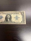 1923 1 Dollar Large Size Silver Certificate Note Blue Seal