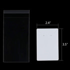 120 Pieces Earring Necklace Display Cards Jewelry Holder Cards Paper Tags Wit   