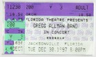 Vintage 1997 Gregg Allman Band Concert Ticket Stub Jacksonville Fl
