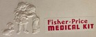 Vtg 1977 Fisher Price Medical Kit 936 Complete Set Doctor Pretend Play Toy Usa
