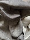 100  Linen Fabric Yarn Dyed Two-tone Black white Medium Weight 6 Oz Bty