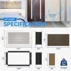 Ap146p Suprocky Wall Return Air Pathway Kit Vent W filter 14 x 6    New Open Box