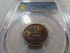  1938 1-centavo Nicaragua National Emblem Pcgs Ms64rb Rare R8 4 3 Highest Grades