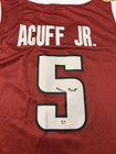 Darius Acuff Jr Signed Jersey Psa dna Sacramento Kings Arkansas Autographed